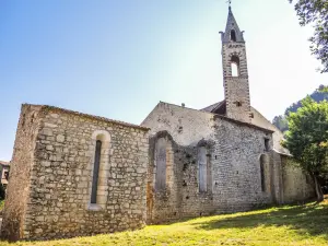 Oude abdij Saint-Dominique te La Baume (© JE)