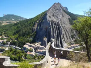 Uitzicht op de Rocher de la Baume