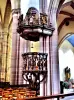 Chaire de l'église Saint-Maurice, datée de 1600 (© J.E)