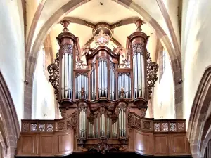 Silbermann organ, of the Saint-Maurice church (© J.E)