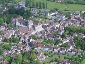 Vista aérea de Souvigny convento