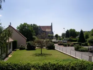 Blick auf die Kirche