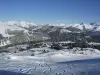 Taninges - La station en hiver