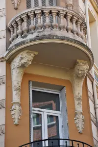 schöner Balkon