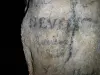 Intérieur de la grotte de Roche Chèvre