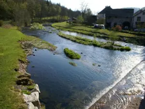 La rivière de l'Ognon à Ternuay