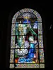 Stained glass window of the church (© JE)