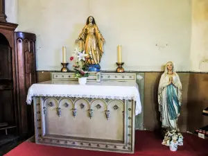 Altar da Virgem, na igreja (© JE)