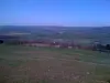 Verdant countryside in the hills of the Auxois