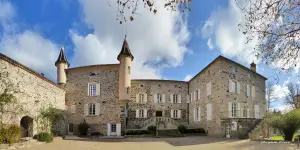 Panorama du château de Blou