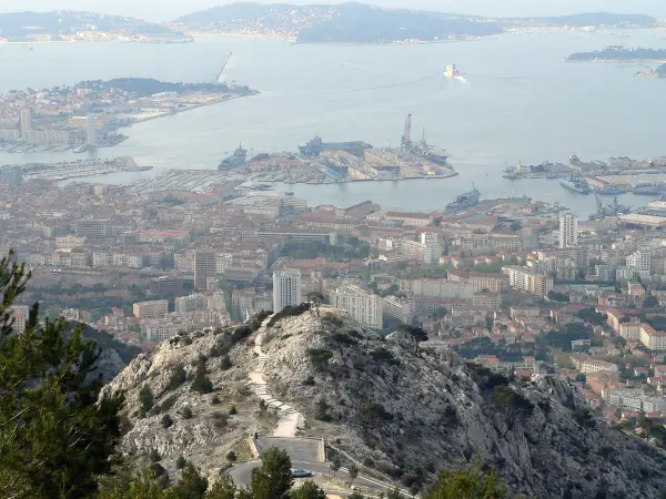 Ansicht Toulon von Mount Faron (© Frantz)