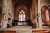 El interior de la iglesia de Saint-Julien