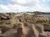 Rocce di fronte alla spiaggia di Coz-Pors