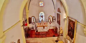 El interior de la iglesia de Saint-Michel