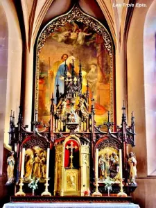 altaarstuk in de kapel (© Jean Espirat)