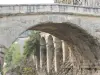 Detail der römischen Brücke