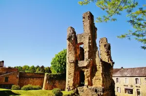 Ruinen des alten Bergfrieds von Sainte-Alvère