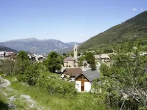 View of Saint-Dalmas Holy Cross Church