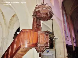 Chaire de l'église Saint-Denis (© Jean Espirat)