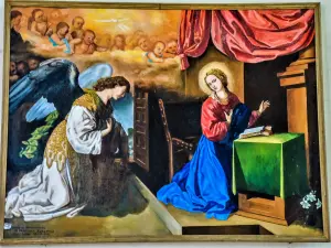 Copy of the picture of the Annunciation in the chapel of patients (© J.E)