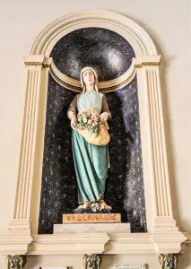 Statue of St. Germaine, in the church (© J.E)