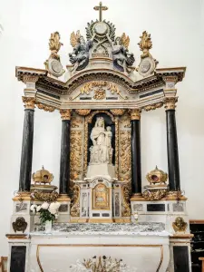 Altar of the Virgin - Church of Verzy (© J.E)