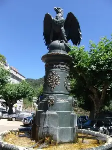 Fountain in the village square