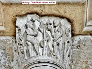 Chapiteau : Adam et Eve (© Jean Espirat)