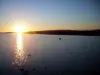Vic-la-Gardiole - Coucher de soleil aux Aresquiers