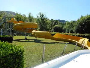 Corrediça da piscina