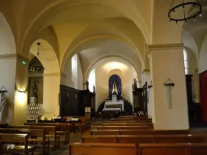 Nave of the church se Our Lady of the Sick