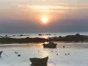 Vicq-sur-Mer - Plage du Vicq au coucher de soleil
