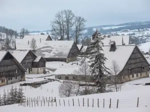 Les Jarrons im Winter