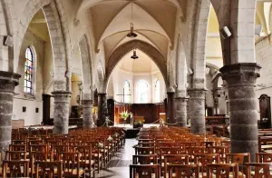 Dentro da Igreja de San Sebastian