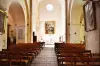 Interieur van de kerk Saint-Etienne