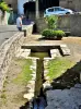 The laundry with herbs, next to the fountain Vieille (© J.E)