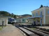 Train station of Vorey - Transport in Vorey