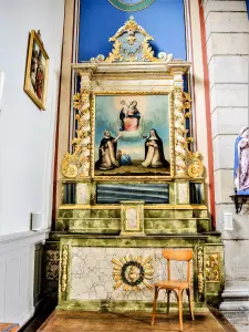 Altar de la Virgen, en la iglesia (© J.E)