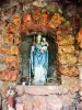 Virgen con el Niño, en la segunda cueva-capilla (© JE)
