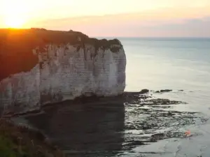 Sonnenuntergang auf Vaucottes