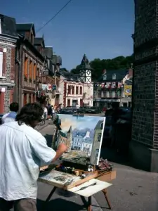 Painter in the village