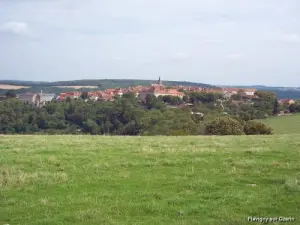 Flavigny visto do acampamento de César (© Jean Espirat)