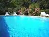 Au Bien Etre piscine - Holiday & weekend hotel in Villecroze