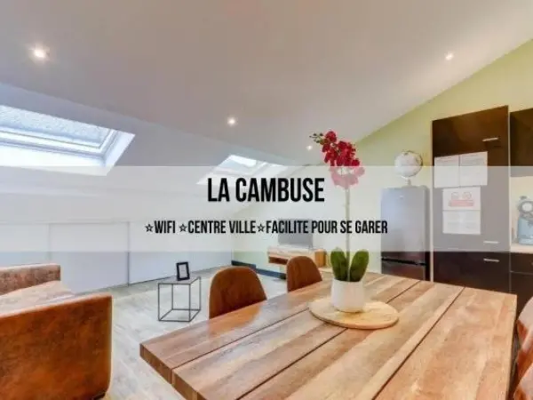 LA CAMBUSE TOPDESTINATION-BOURG - Centre ville - Classé 3 étoiles - Отель для отдыха и выходных — Bourg-en-Bresse