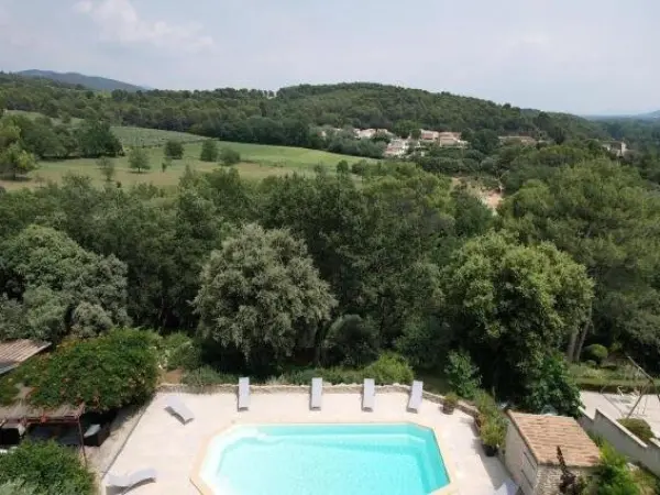 Pleasant part of house with pool to share in Vaucluse, 4/6 people - Holiday & weekend hotel in Puget