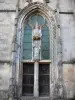 Аббатство Лигуге - Аббатство Сен-Мартен-де-Лигуже (бенедиктинское аббатство): портал церкви
