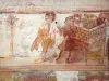 Аббатство Сен-Савин - Интерьер церкви аббатства: романские фрески (фрески)