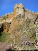 Арлемпдес - Старая телега под средневековым замком