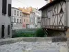 Биллом - Средневековый город (средневековый квартал): Рыночный мост с его общественной мерой в камне и фасадами домов, фахверковые