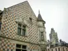 Верней-сюр-Авр - Дом с башней (ренессансный дом), в котором находится муниципальная библиотека Жером Каркопино